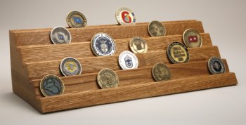 5-Tiered Oak Block Display