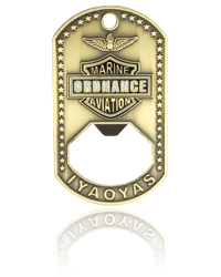 Bottle Opener Challenge Coins