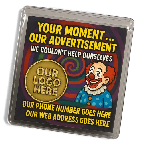 The Clown Show Behind the Coin: Why Challenge Coin Companies Should Stop Advertising Inside Coin Pouches